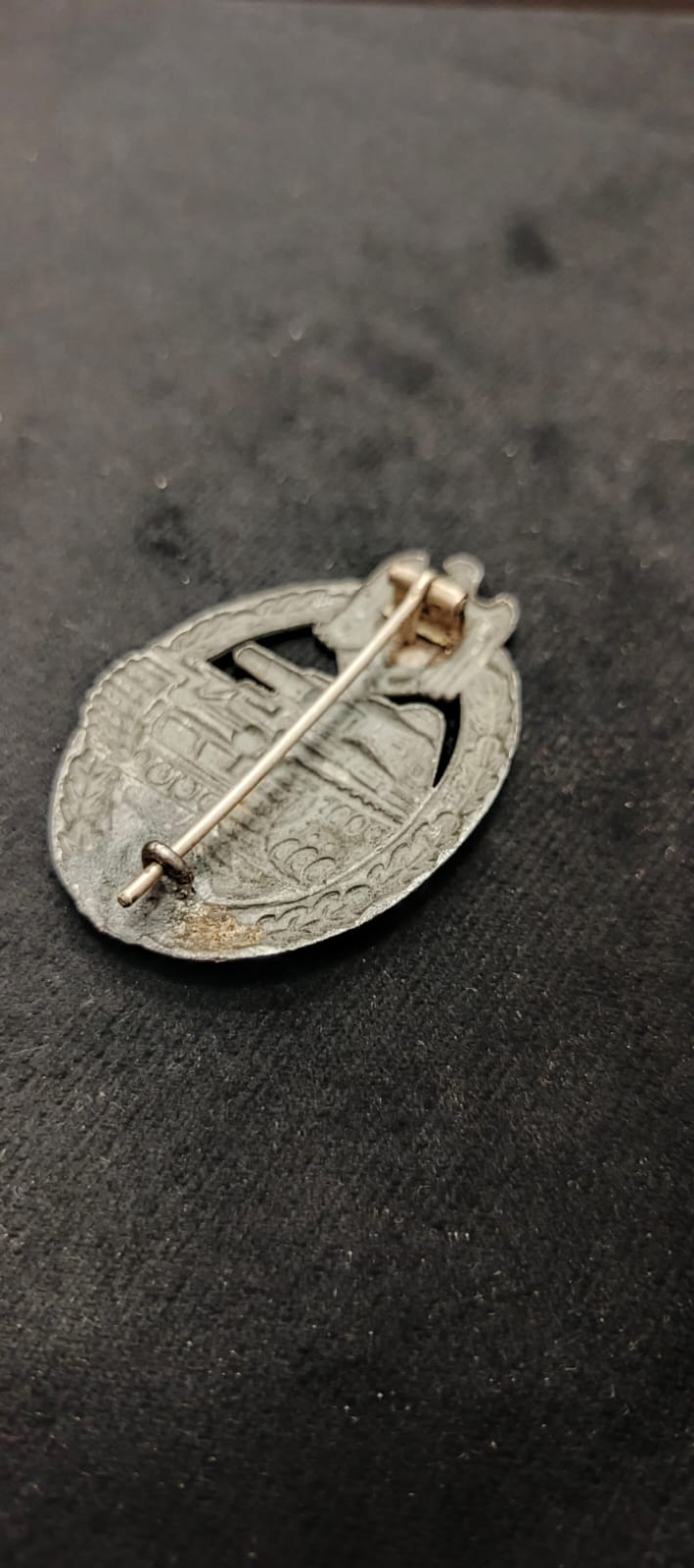 Armored badge - embossed