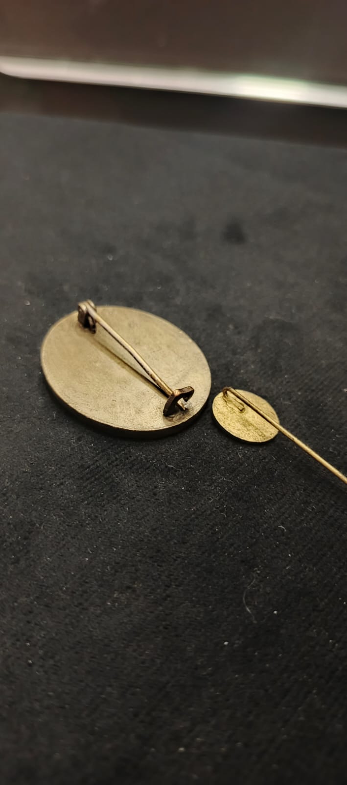 Gold Wound Badge - unsigned "30" + miniature