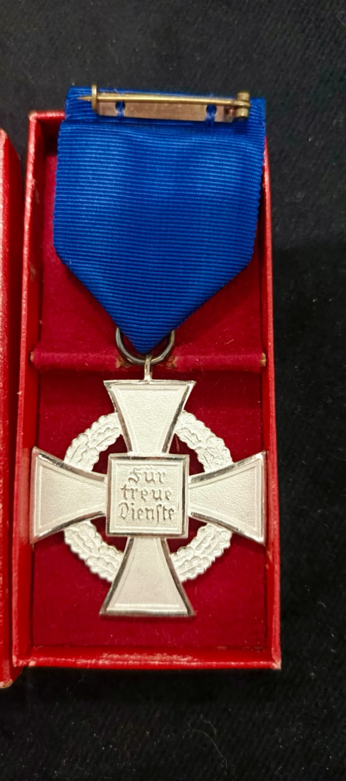 25 Years of Service Cross in a Case