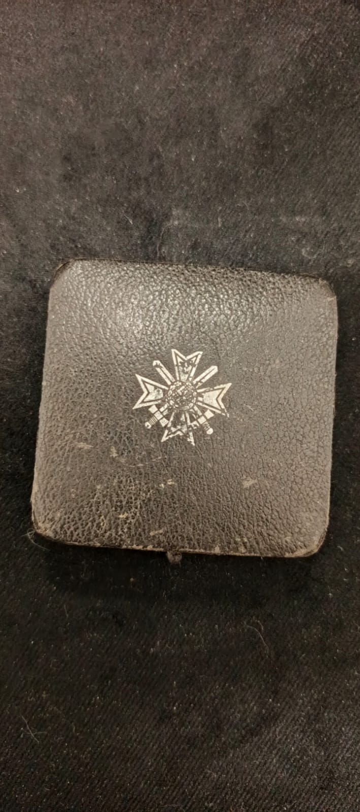 KVK 1st class cross, marked "65" in a case