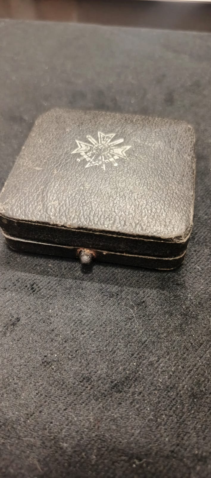 KVK 1st class cross, marked "65" in a case