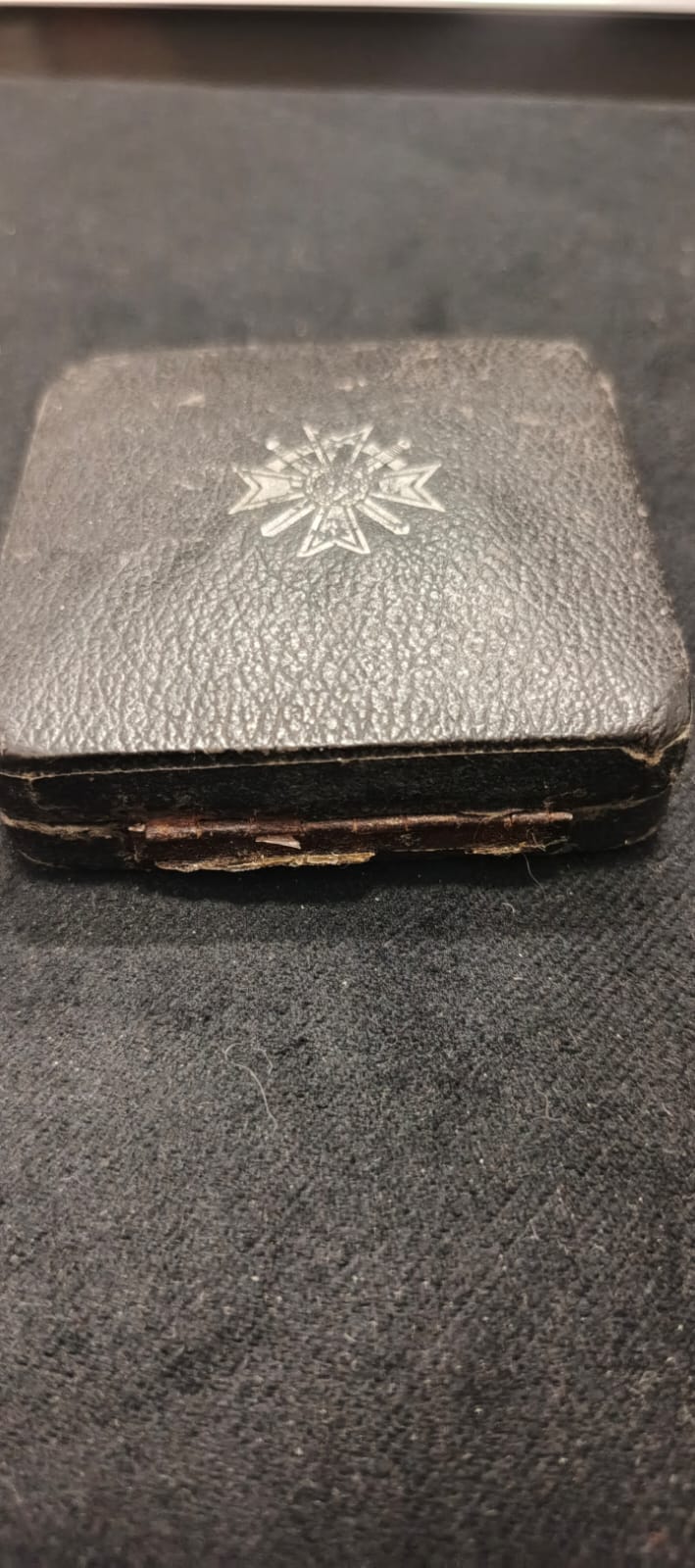 KVK 1st class cross, marked "65" in a case