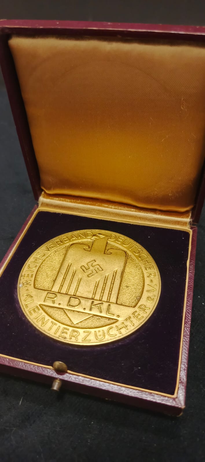 Medal for Merit to Agriculture in the Reich in a case