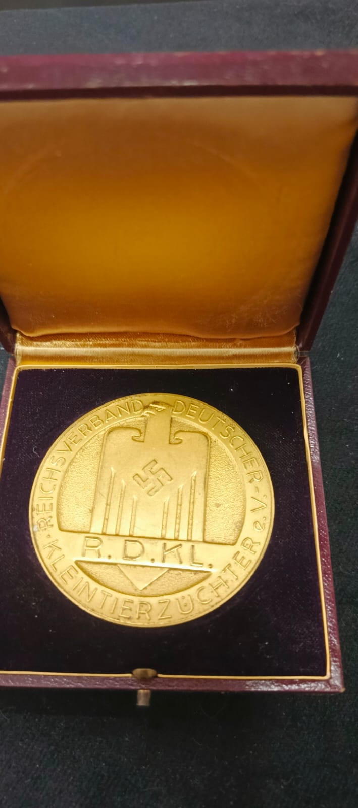 Verdienstmedaille für Landwirtschaft im Reich in einem Etui